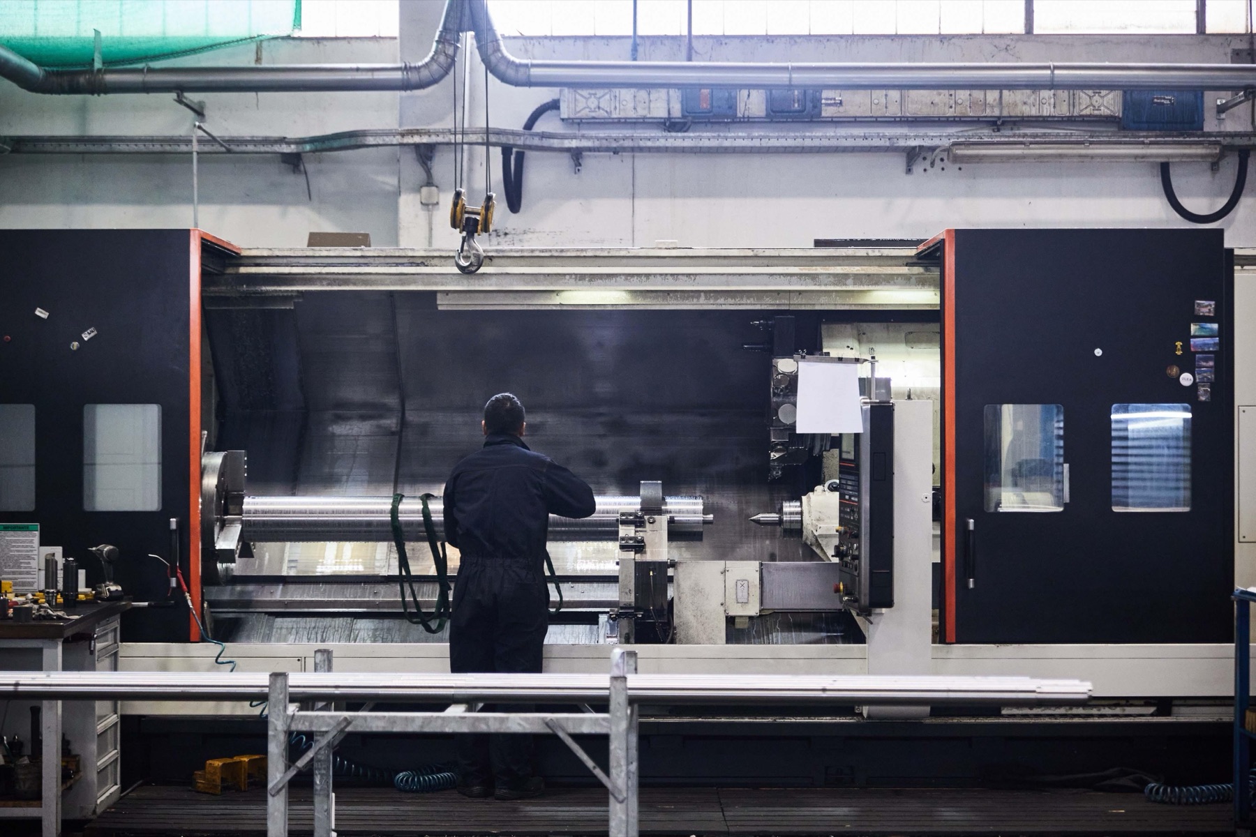 Horizontal CNC turning and milling equipment for stainless steel tube machining